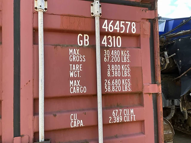 Bouwmateriaal zeecontainer 40ft - afbeelding 9 van  12