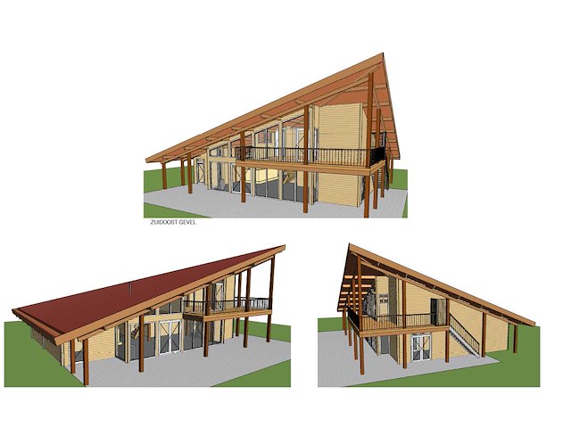 Bouwpakket clubhuis / paviljoen - afbeelding 1 van  15