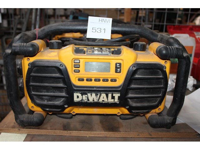 Bouwradio dewalt. - afbeelding 1 van  3