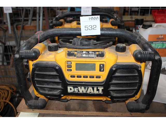 Bouwradio dewalt. - afbeelding 1 van  3