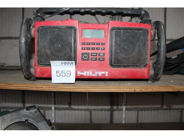Bouwradio hilti. - afbeelding 1 van  2