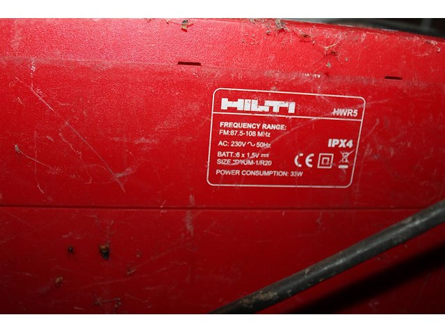 Bouwradio hilti. - afbeelding 2 van  2