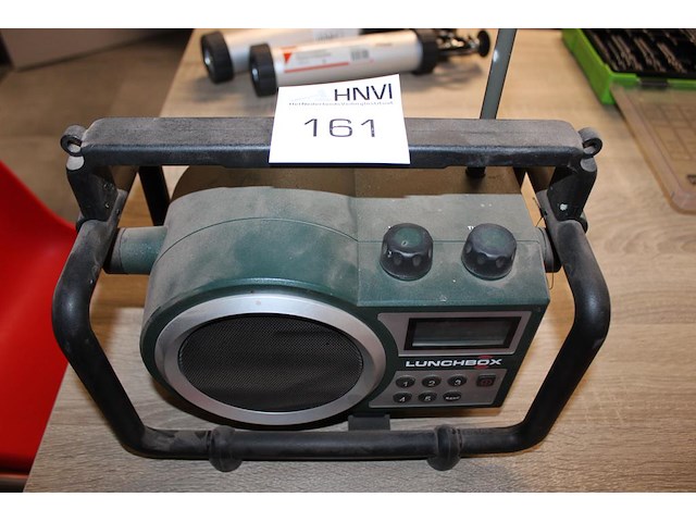 Bouwradio perfect pro lunchbox green. - afbeelding 1 van  2