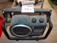 Bouwradio perfect pro lunchbox green. - afbeelding 1 van  2