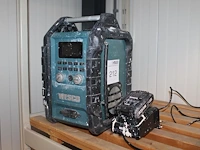 Bouwradio wesco met accu en lader. - afbeelding 1 van  3