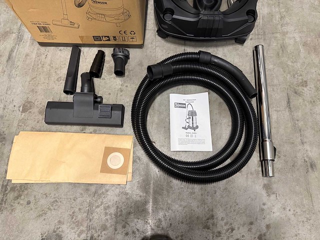 Bouwstofzuiger nat/droog 30 ltr 1400w - afbeelding 3 van  4