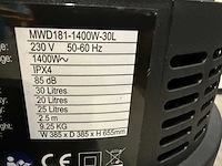 Bouwstofzuiger nat/droog 30 ltr 1400w - afbeelding 4 van  4