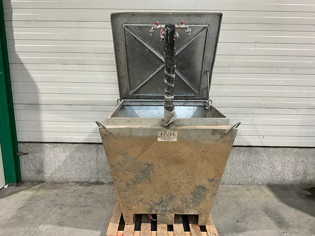 Bouwwaterput gegalvaniseerd 120x120x110cm - afbeelding 1 van  5