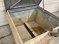 Bouwwaterput gegalvaniseerd 120x120x110cm - afbeelding 3 van  5