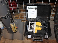 Bovenfrees dewalt in kunststof koffer. - afbeelding 1 van  2