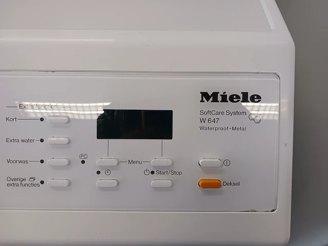 Bovenlader wasmachine miele, w647 - afbeelding 4 van  6