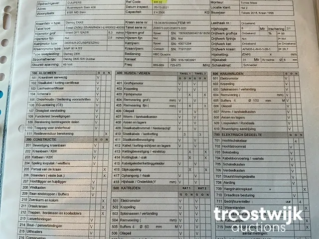 Bovenloophalkraan - afbeelding 6 van  7