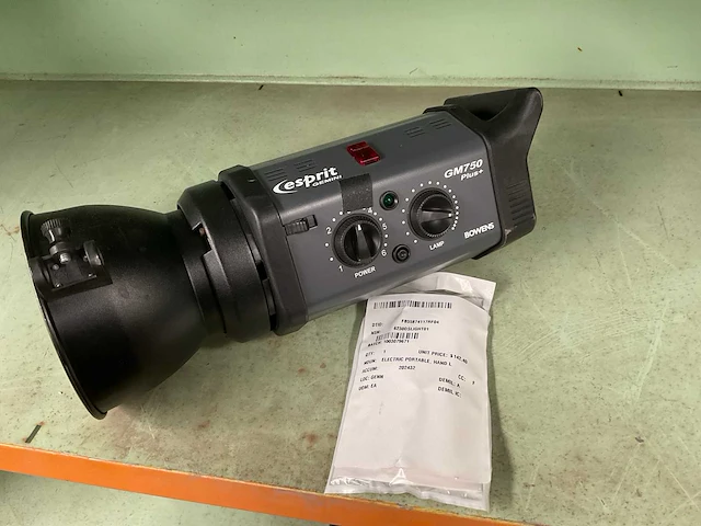 Bowens gm750 plus+ studio flash light - afbeelding 2 van  6