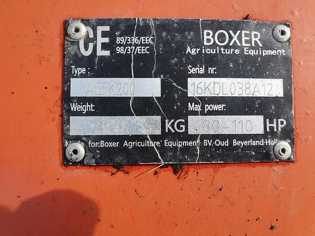 Boxer - agfk200 - klepelmaaier - afbeelding 4 van  4