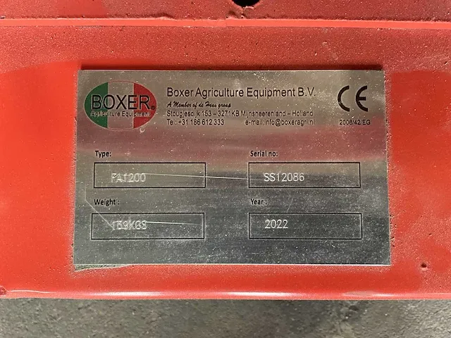Boxer fa1200 cirkelmaaier / bloter - afbeelding 12 van  12