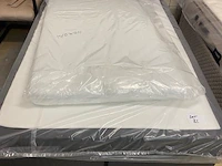 Boxspring 140 x 200cm antraciet incl. topper