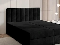 Boxspring bed 140x200 cm, black, 2025 - afbeelding 1 van  2