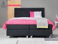 Boxspring italia banes, 140x200 cm, antraciet