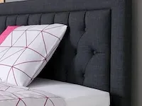 Boxspring italia banes, 180x200 cm, antraciet - afbeelding 2 van  9