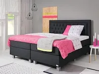 Boxspring italia banes, 180x200 cm, antraciet - afbeelding 3 van  9
