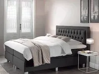 Boxspring italia banes, 180x200 cm, antraciet - afbeelding 7 van  9
