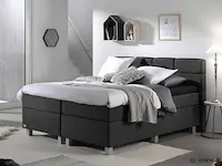 Boxspring italia buddah, 140x200 cm, antraciet