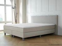 Boxspring malage afmeting 160 x 200, beige - afbeelding 1 van  5