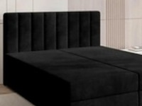 Boxspring met opbergfunctie 140x200 zwart, 2025 - afbeelding 1 van  3