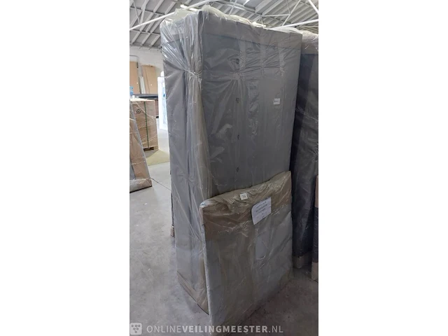 Boxspring porto, grijs, 2024 - afbeelding 2 van  3