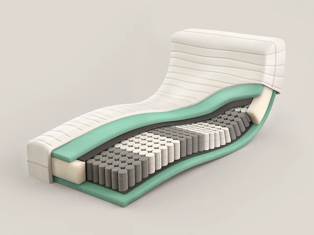 Boxspringcombinatie m-ray, grijs - afbeelding 5 van  5
