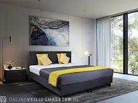 Boxspringcombinatie m-ray, valencia, antraciet - afbeelding 1 van  3