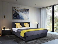 Boxspringcombinatie m-ray, valencia, antraciet - afbeelding 1 van  4