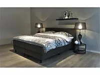 Boxspringcombinatie m-ray, valencia deluxe, antraciet - afbeelding 1 van  4