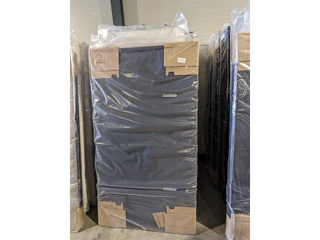 Boxspringcombinatie, m-ray, valencia deluxe, antraciet - afbeelding 5 van  5