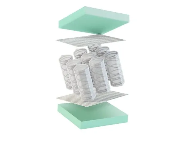 Boxspringcombinatie m-ray, valencia deluxe, grijs - afbeelding 2 van  4
