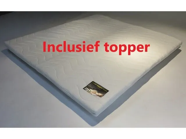 Boxspringcombinatie m-ray, valencia deluxe, grijs - afbeelding 3 van  4