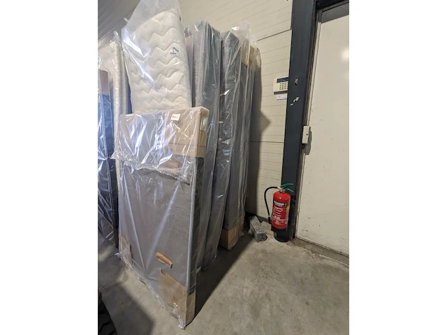 Boxspringcombinatie m-ray, valencia deluxe, grijs - afbeelding 5 van  5