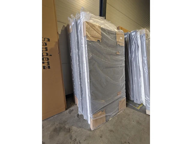 Boxspringcombinatie, m-ray, valencia deluxe, grijs - afbeelding 5 van  5