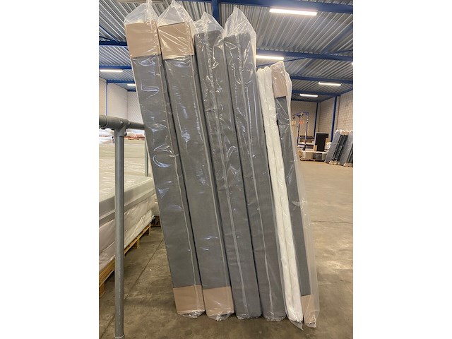 Boxspringcombinatie m-ray, valencia deluxe, grijs - afbeelding 3 van  6