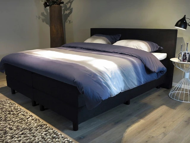 Boxspringcombinatie m-ray, valencia deluxe, zwart - afbeelding 1 van  4