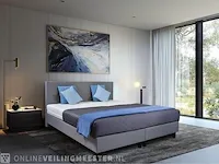 Boxspringcombinatie m-ray, valencia, grijs