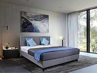 Boxspringcombinatie m-ray, valencia, grijs - afbeelding 1 van  4
