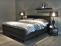 Boxspringcombinatie, m_ray, valencia deluxe, antraciet - afbeelding 1 van  4