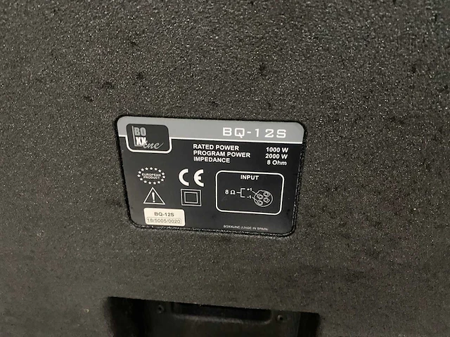 Boxxline bq-12s speaker - afbeelding 3 van  3
