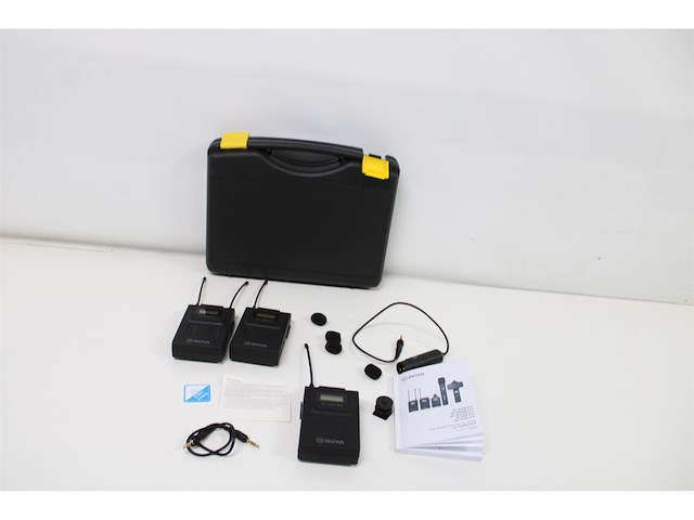 Boya uhf duo lavalier pro-k2 conferentiemicrofoon zwart - afbeelding 5 van  5