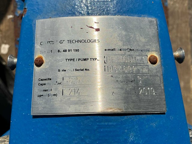 Bpi 30dnl1 2018 , bpi16dnl1 2019 verdringenpomp (2x) - afbeelding 6 van  14