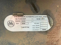 Bpw 56.72.08.0337 gs 12010 as 10-steeks spoor 205cm - afbeelding 17 van  18