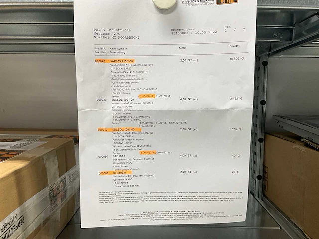 B&r 5ap933.215c-00 automation panel - afbeelding 3 van  5