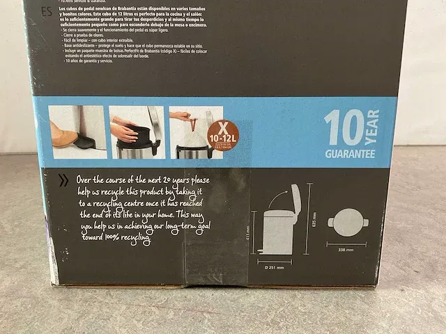 Brabantia - newicon platinum - pedaalemmer - afbeelding 9 van  10