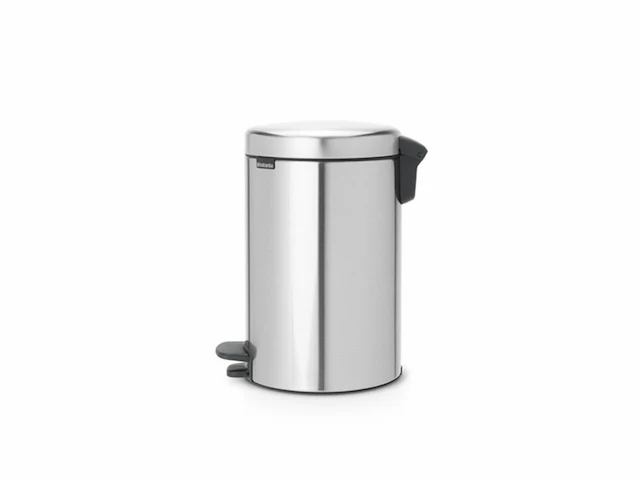 Brabantia 112041 12l ronde roestvrijstalen prullenbak - afbeelding 2 van  4